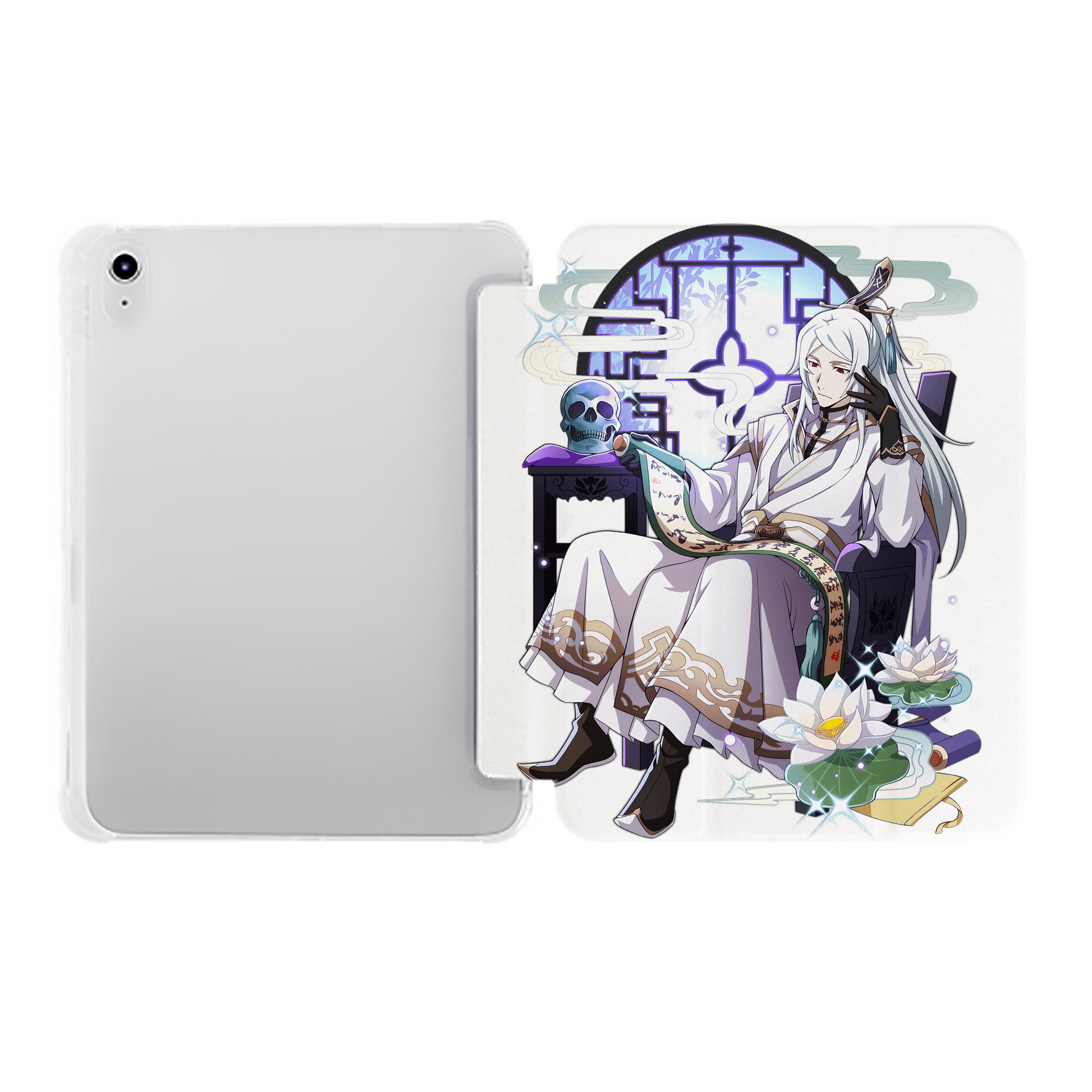 （画像用） 文豪ストレイドッグス Bungo Stray Dogs IPad ケース ペン収納付き 三つ折りスタンド PUレザー×シリコン 対応機種9.5/10.5/10.9インチ